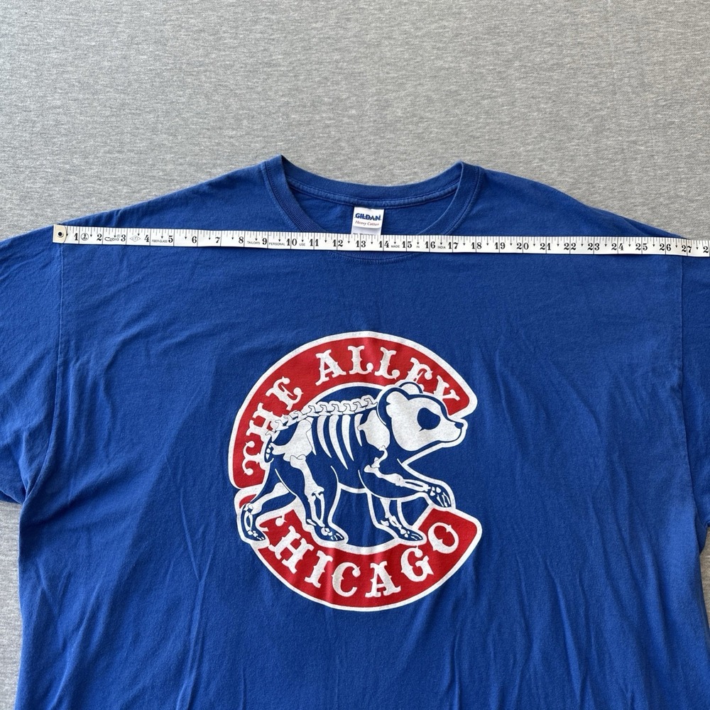 The Alley Chicago T Shirt Size 3XL Golden Heavy Cotton - Picture 4 of 10